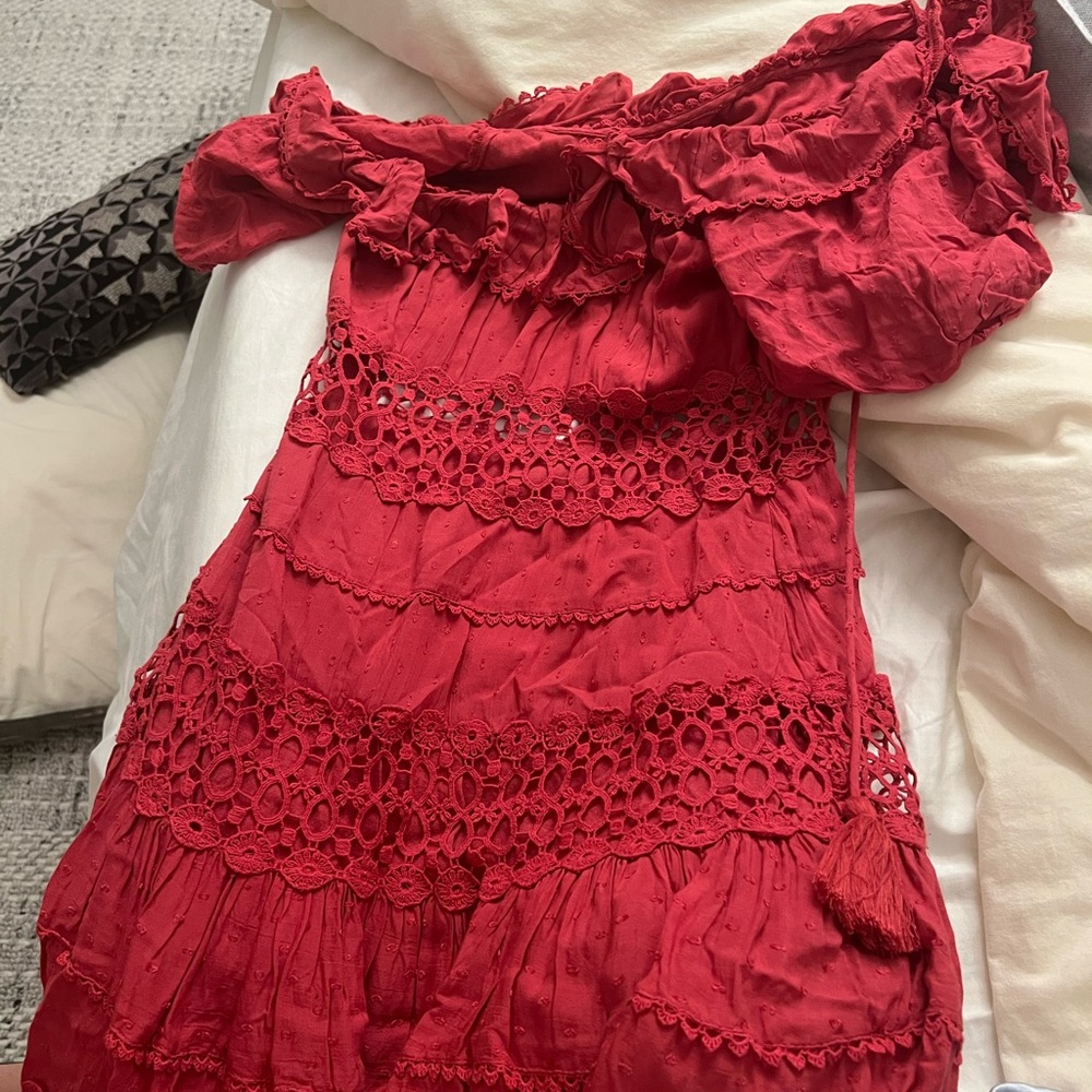 Free people red dress